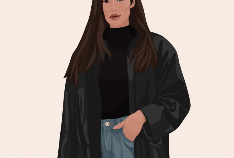 Digital Illustration: Modern Portraits in Procreate | Natasha Robertson ...