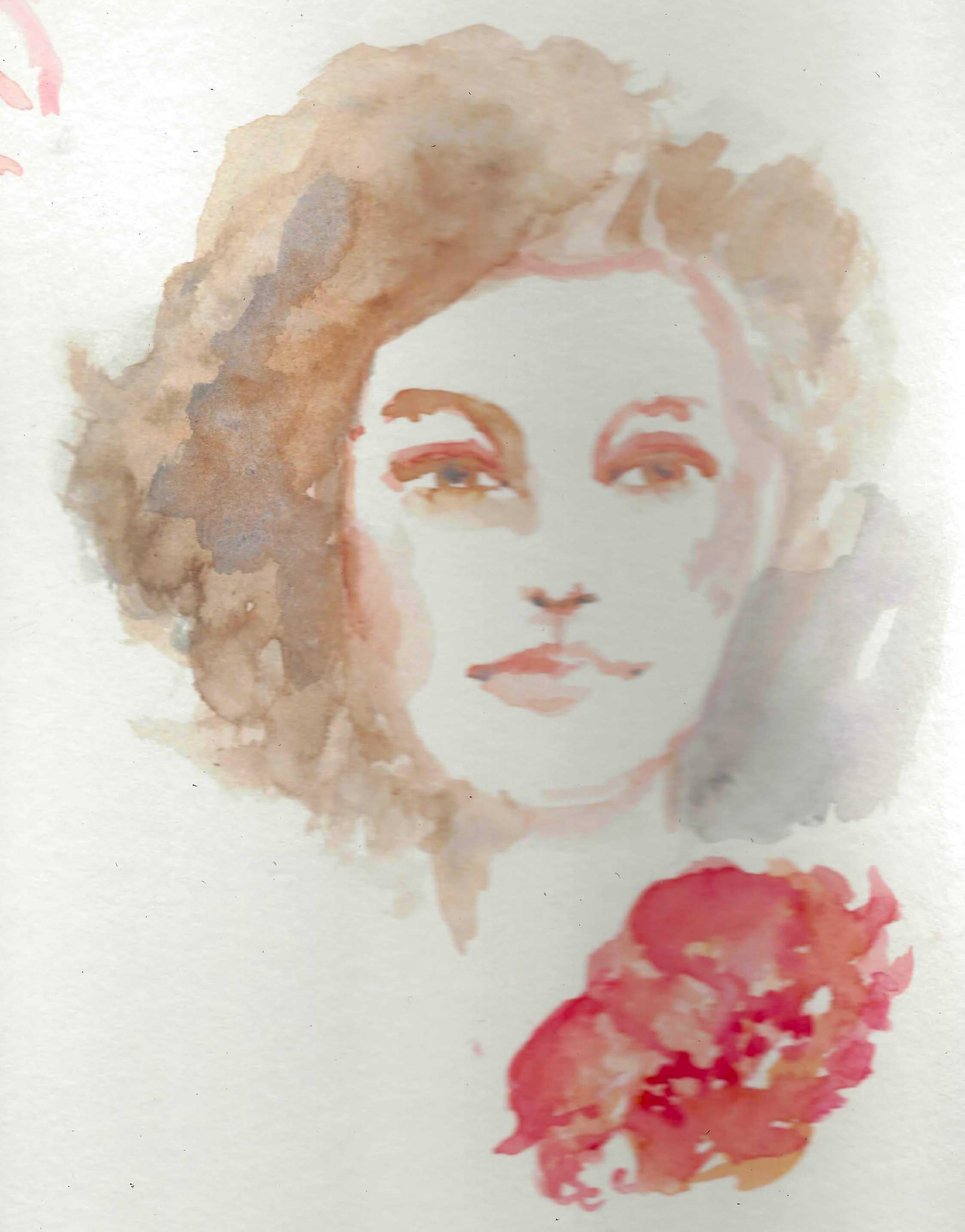 Portrait of woman - student project