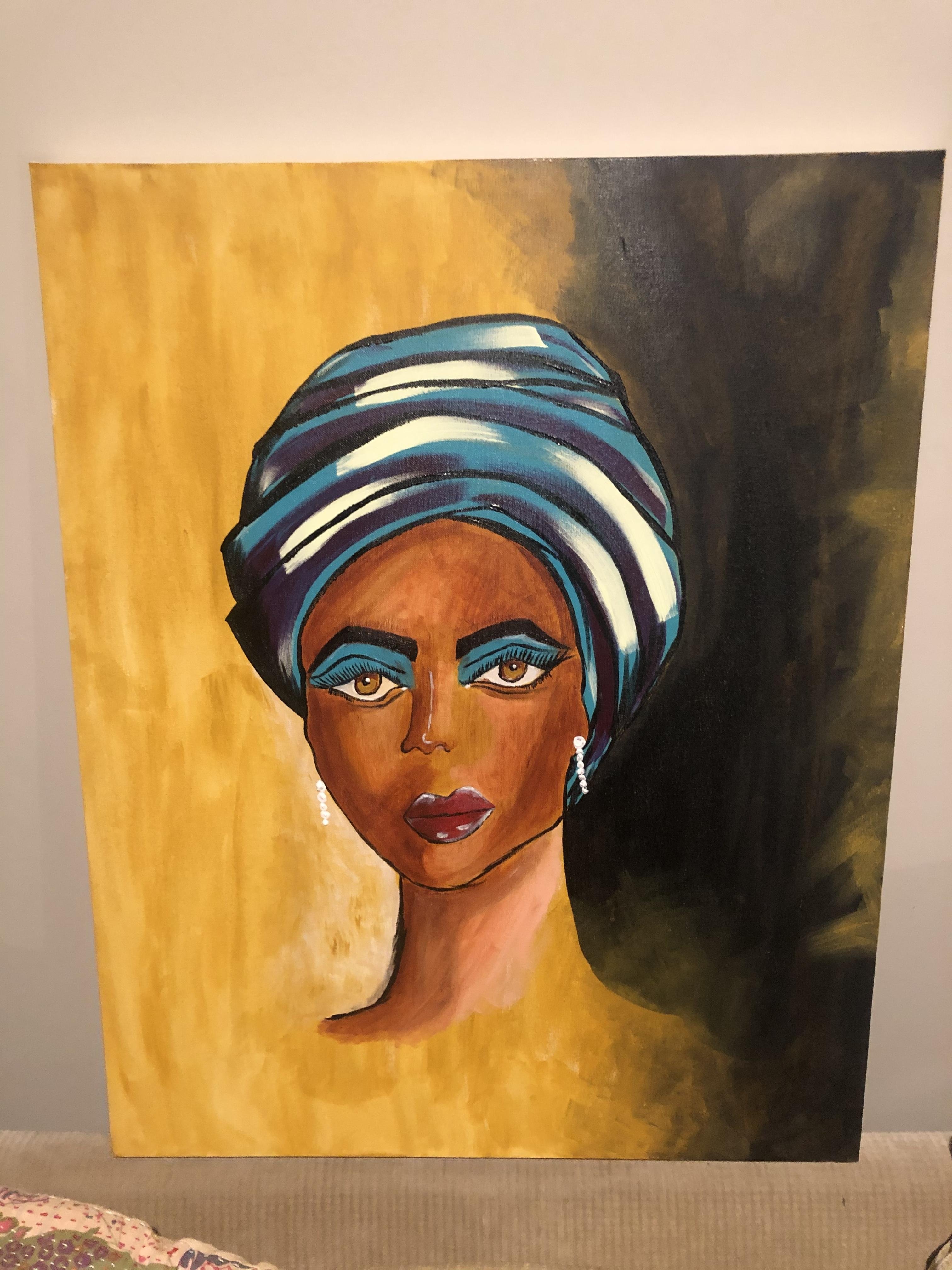 African lady - student project