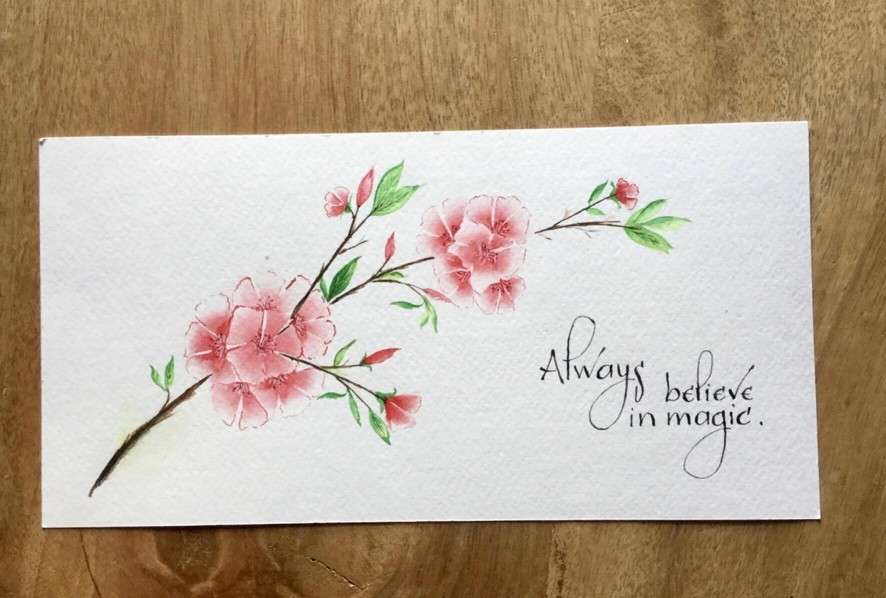 Cherry blossoms - student project