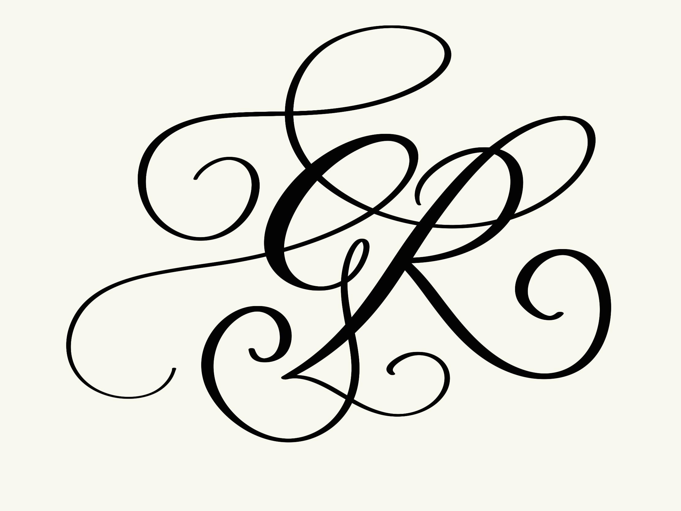 My initials - student project