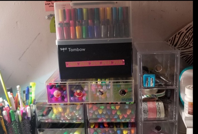 organizing all my markers...well most of them