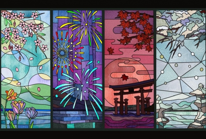 Procreate Trends! Illustrate with Stained Glass art effect in Procreate plus free brushes