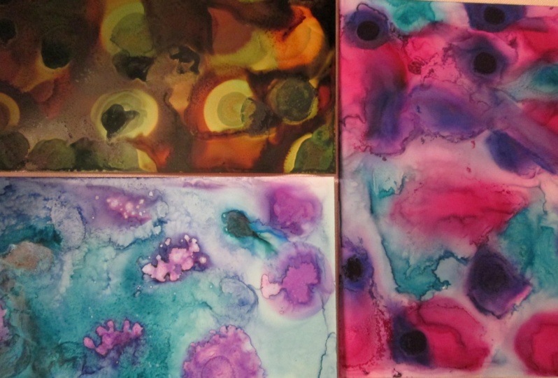 Playing with Alcohol Inks