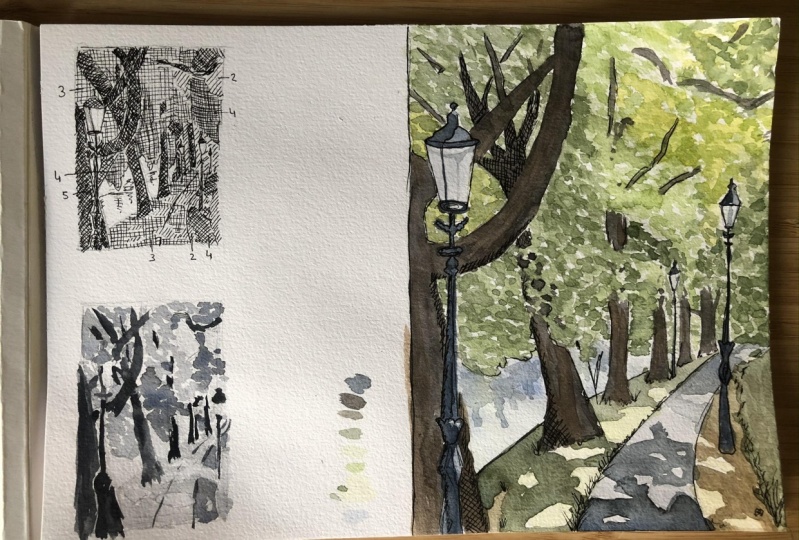 Landscape sketch