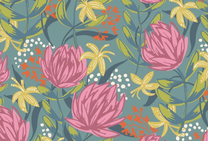 Protea Half Drop