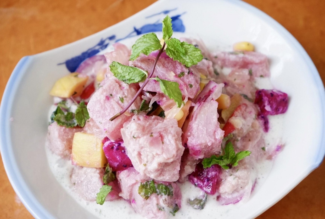 Filipino-Peruvian Ceviche - student project