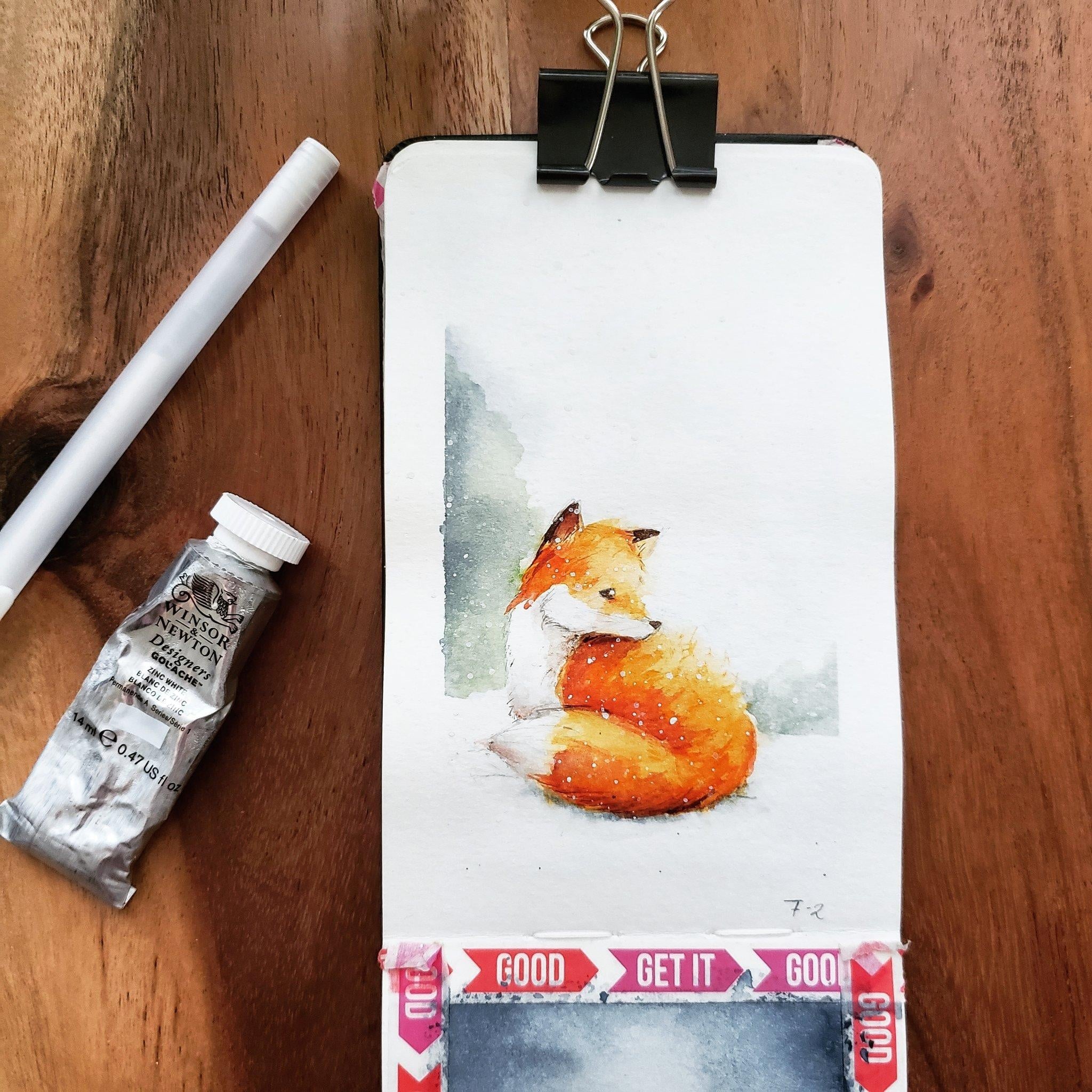 Fluffy fox - student project