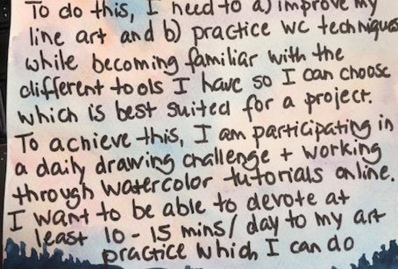 My 2020 Art Goals