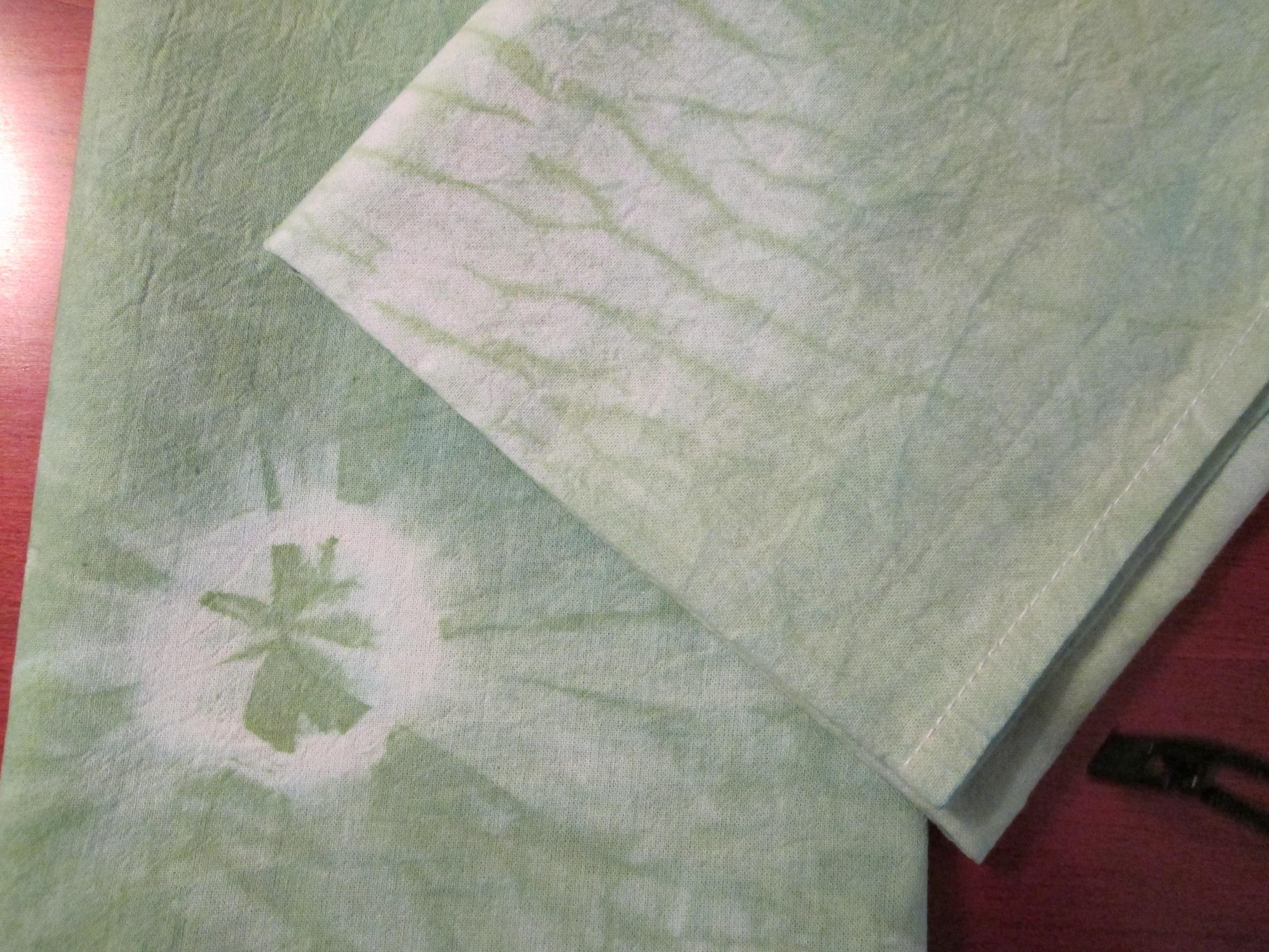 Shibori Tea Towels - student project