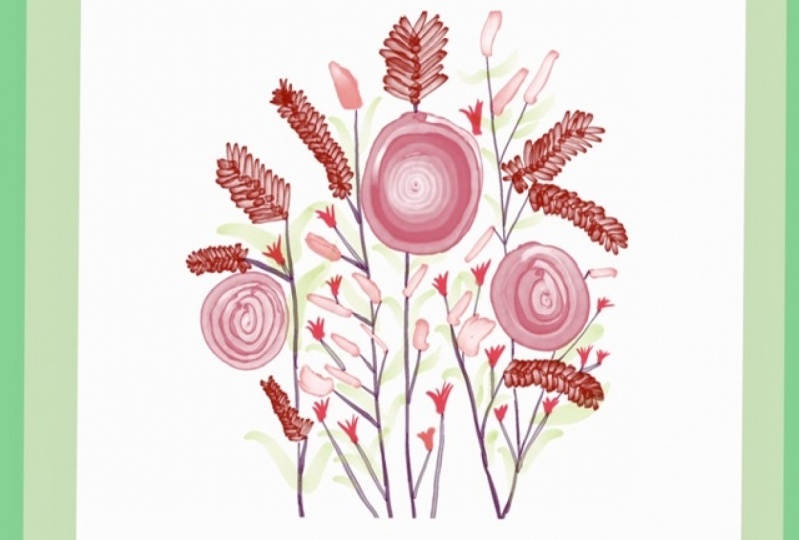 Watercolor flowers