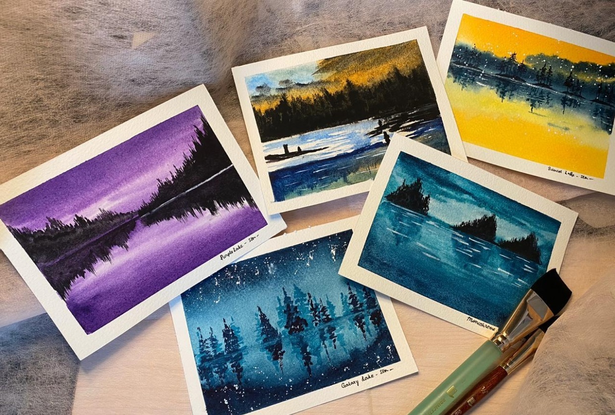 Galaxy Lake - student project