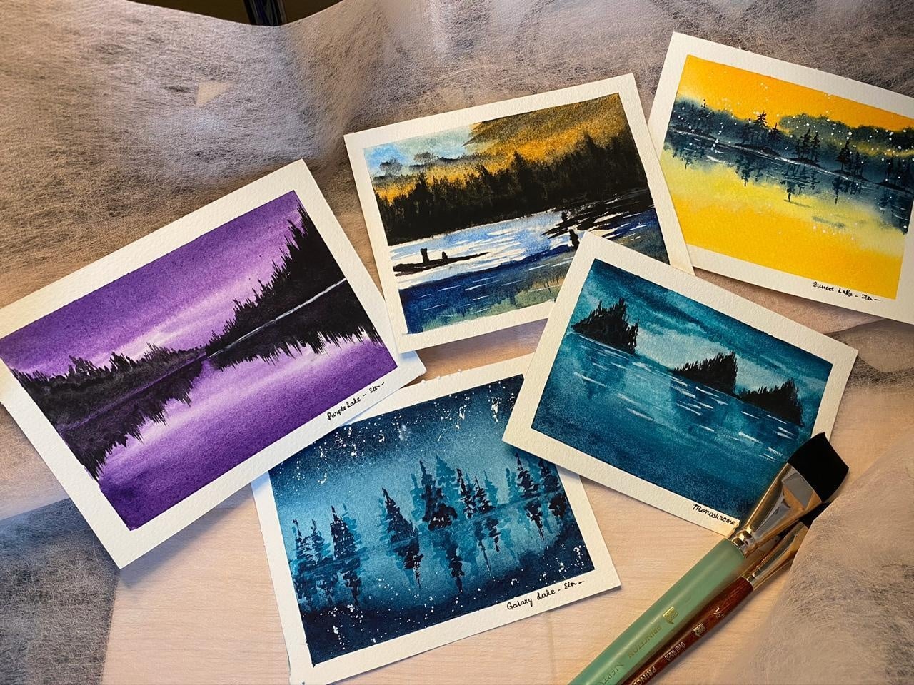 Galaxy Lake - student project