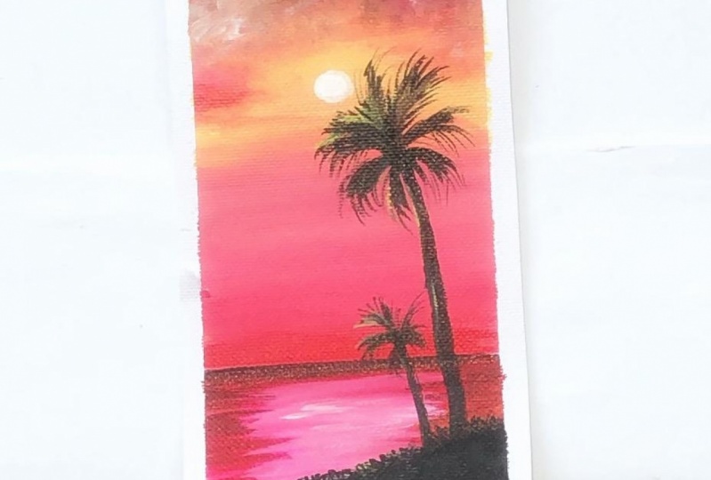 Acrylic painting