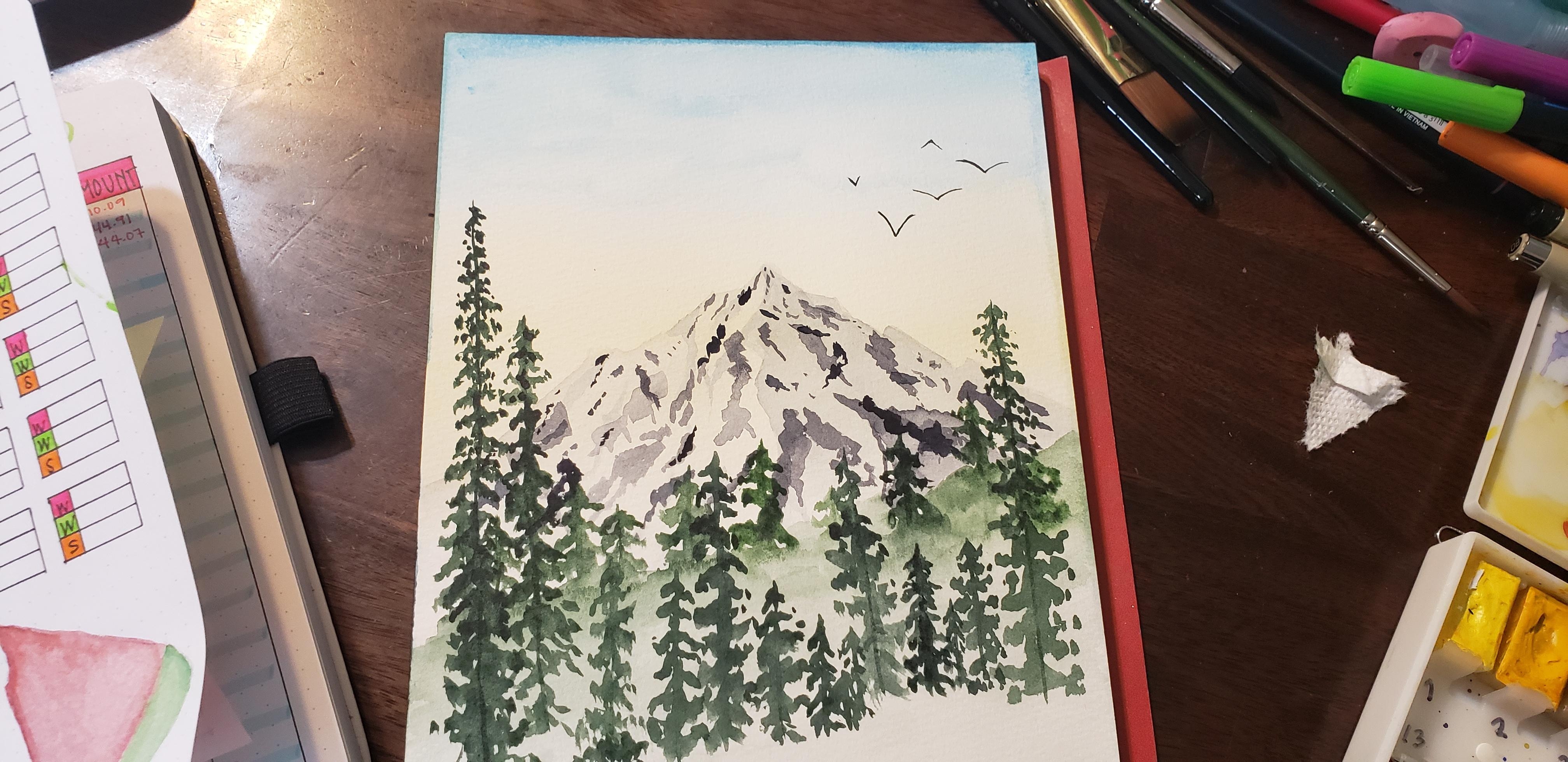 Loose mountain top - student project