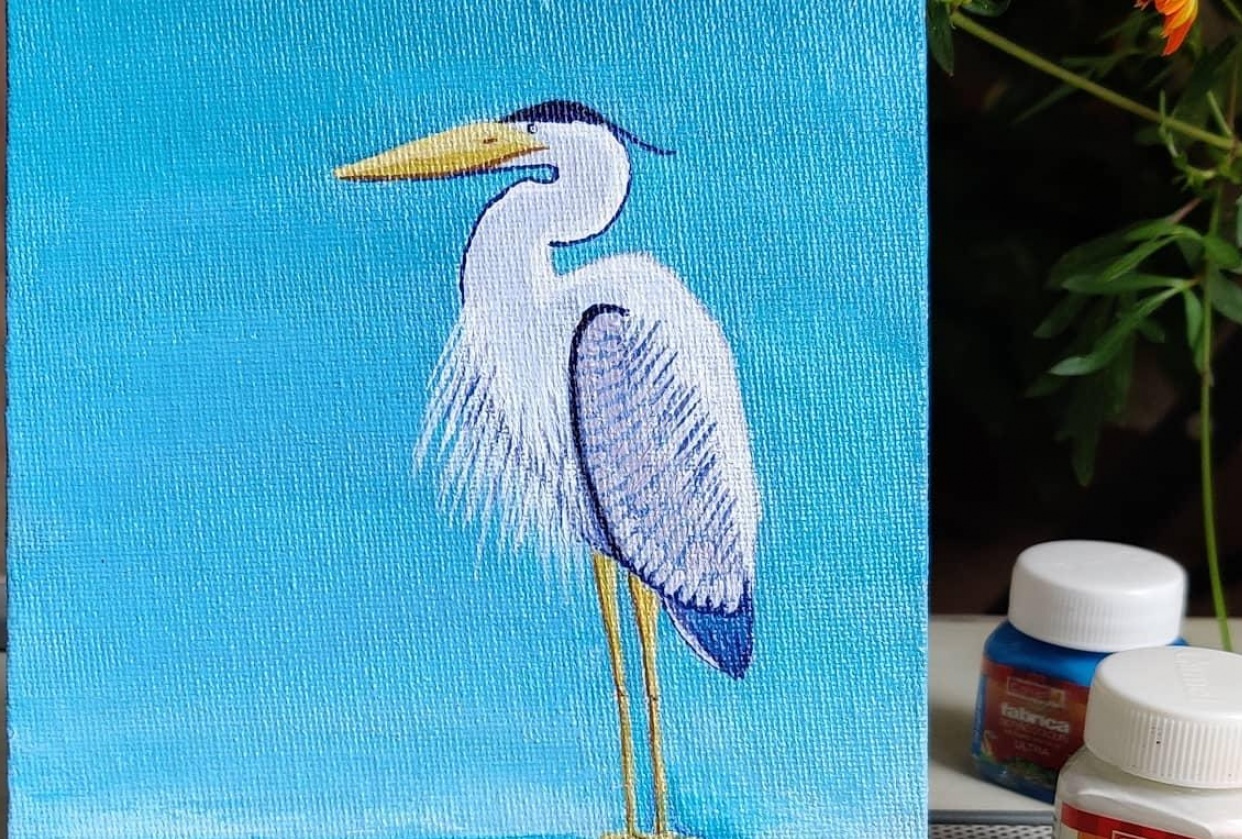 The great blue heron - student project