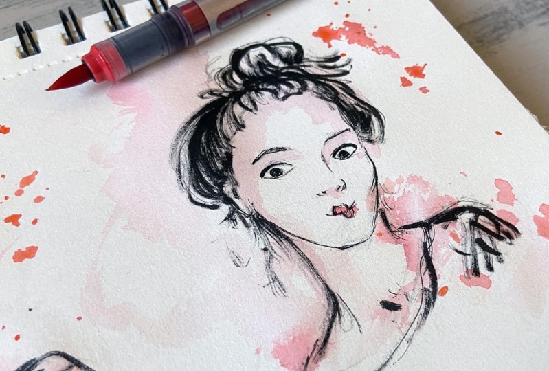 Sketching facial expressions