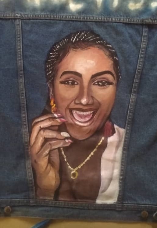 My first painted denim jacket - student project
