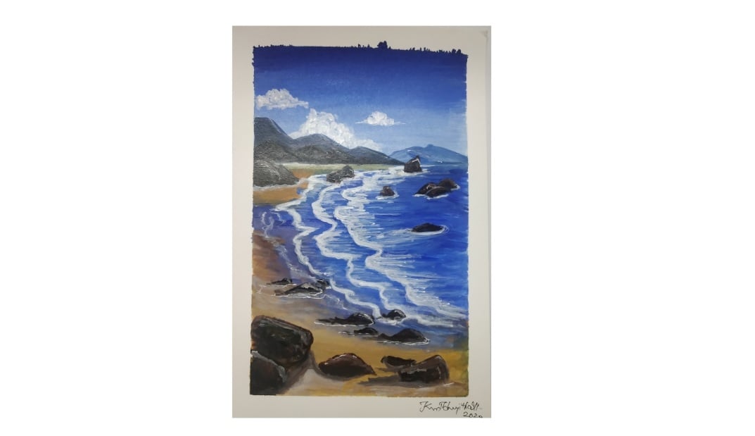 Realistic Seascape - student project
