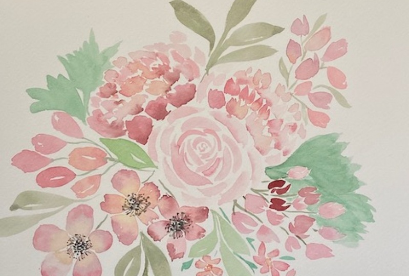 pink floral