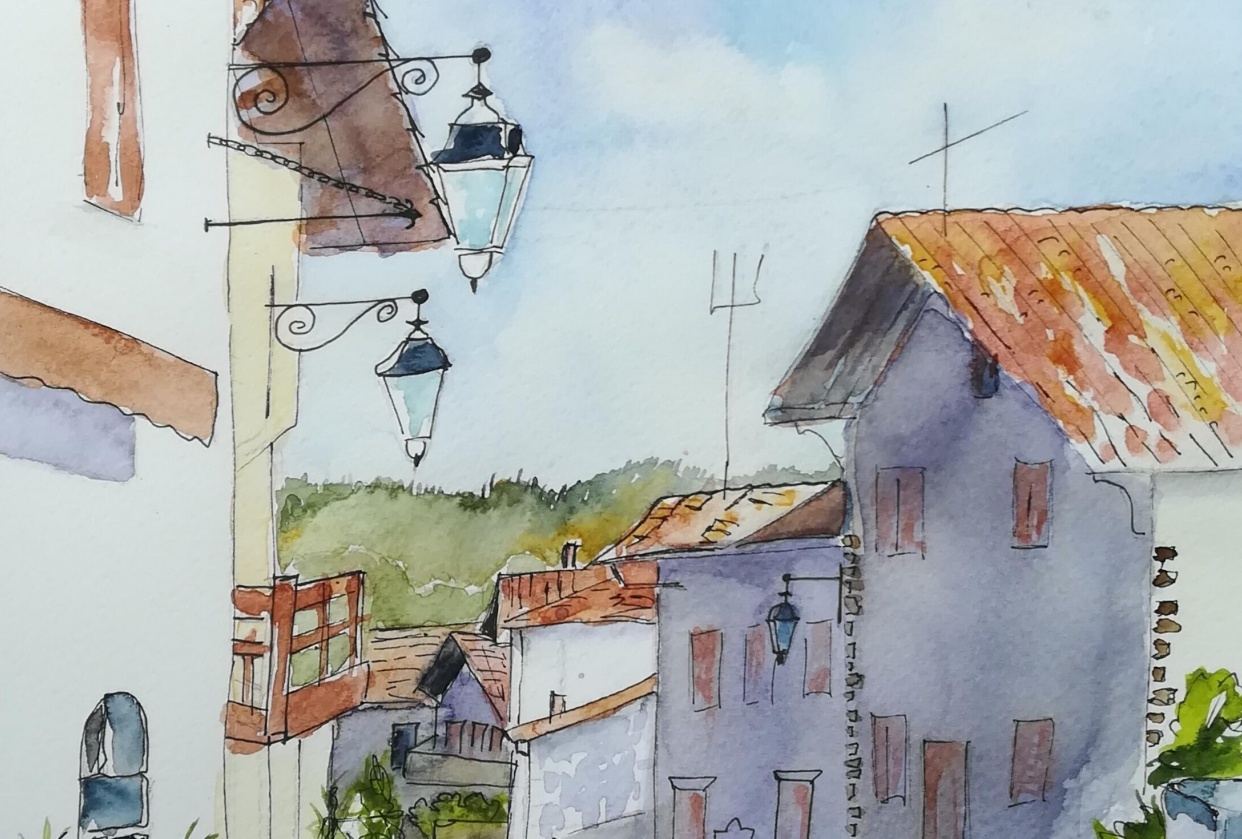 French village - student project