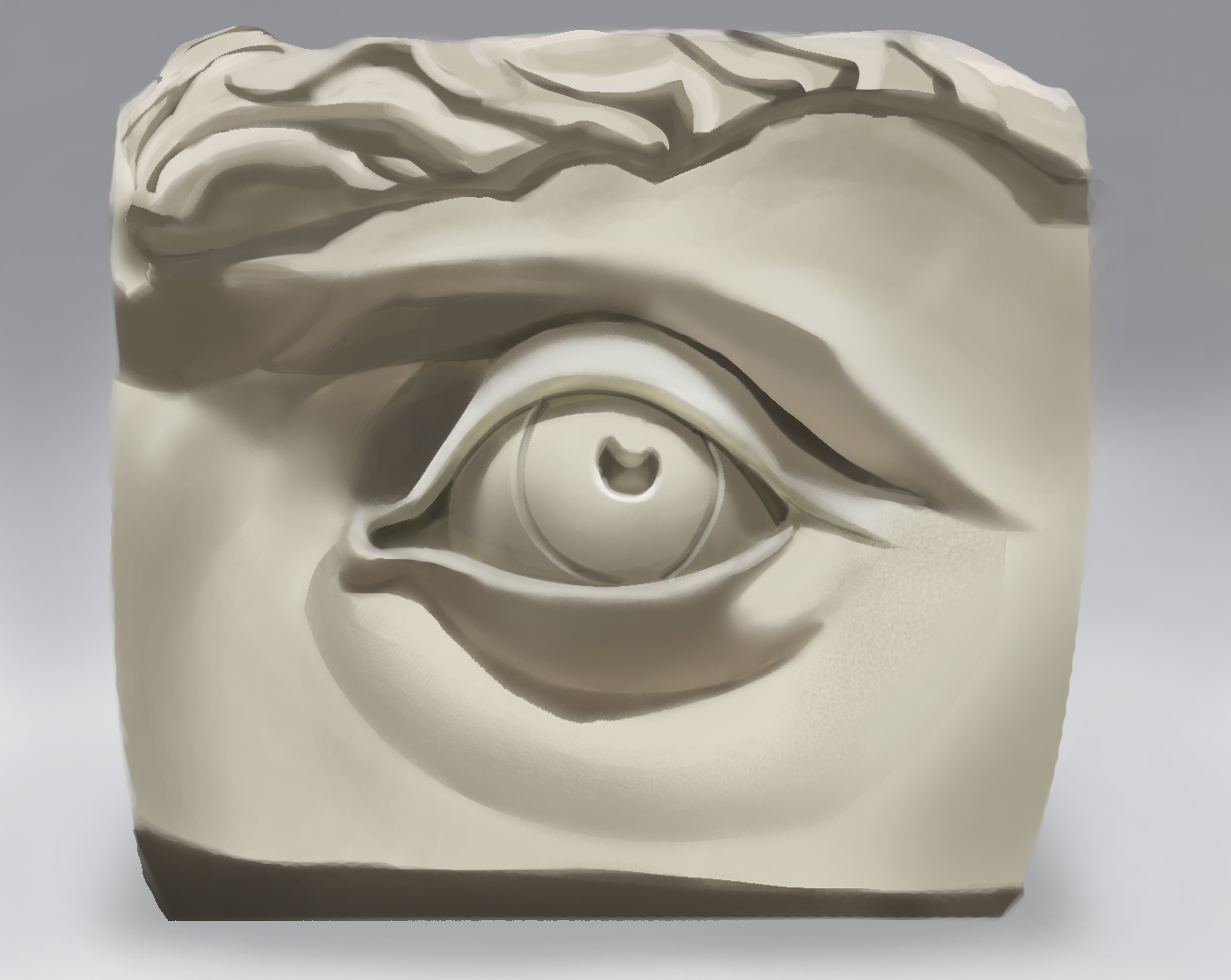 just an eye -w- - student project
