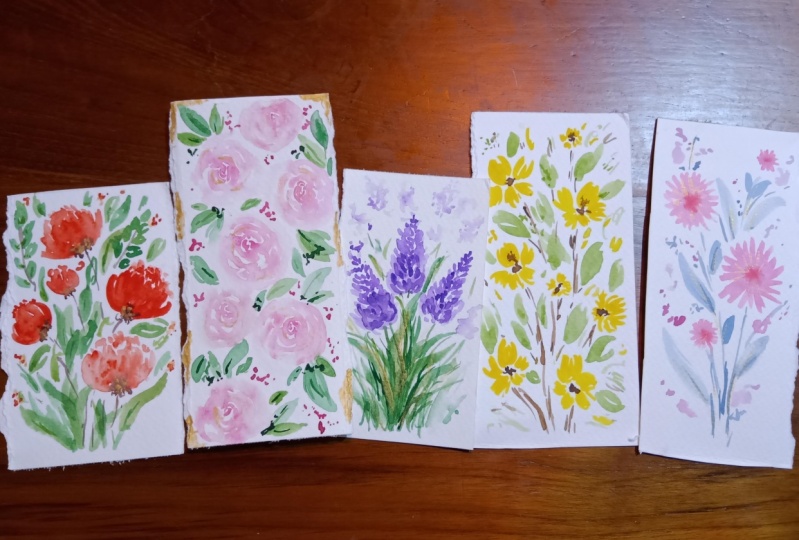 Floral Bookmarks