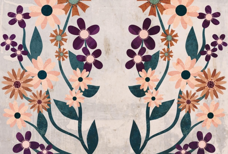 Symmetrical florals