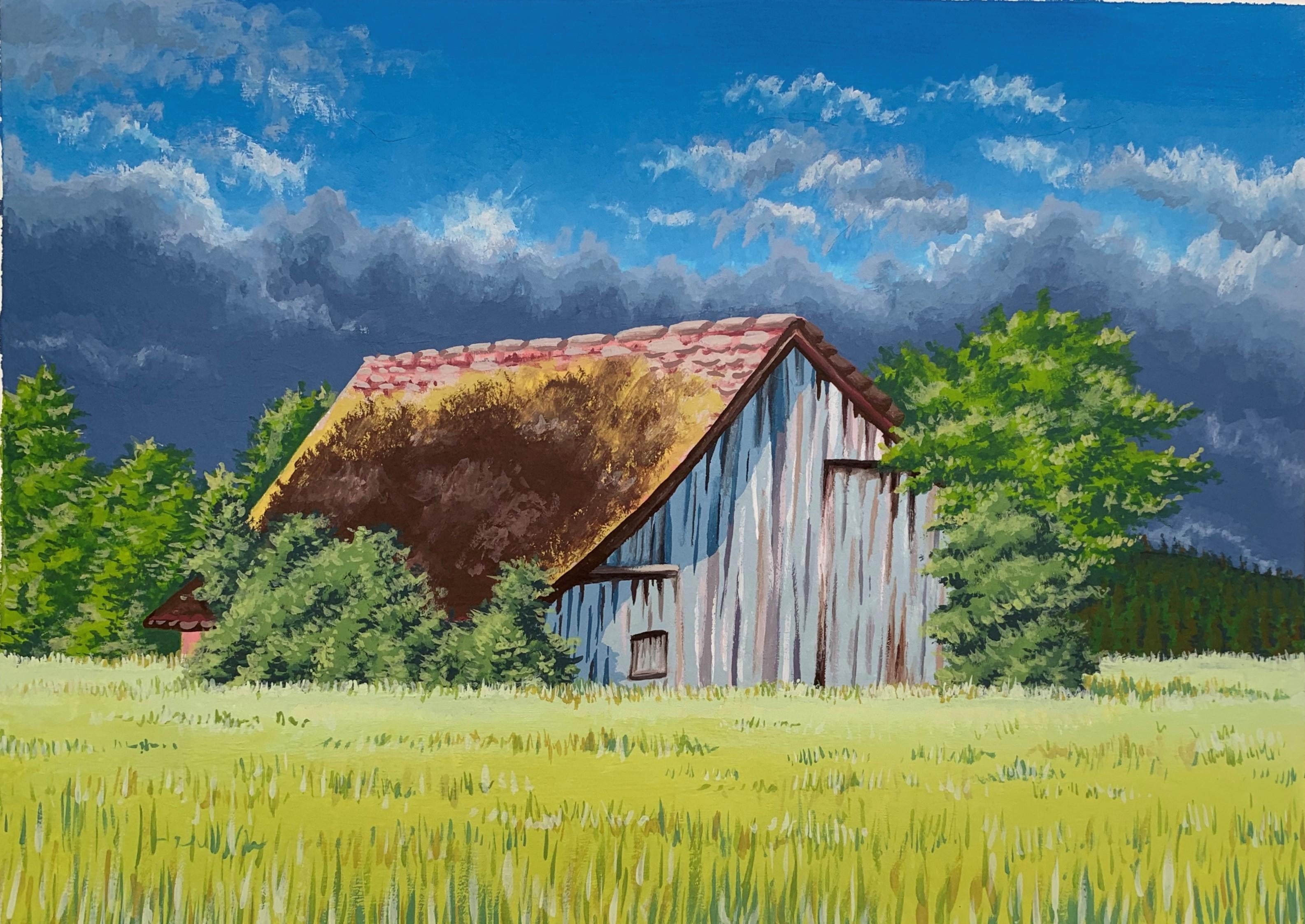 Barn Landscape Study - student project