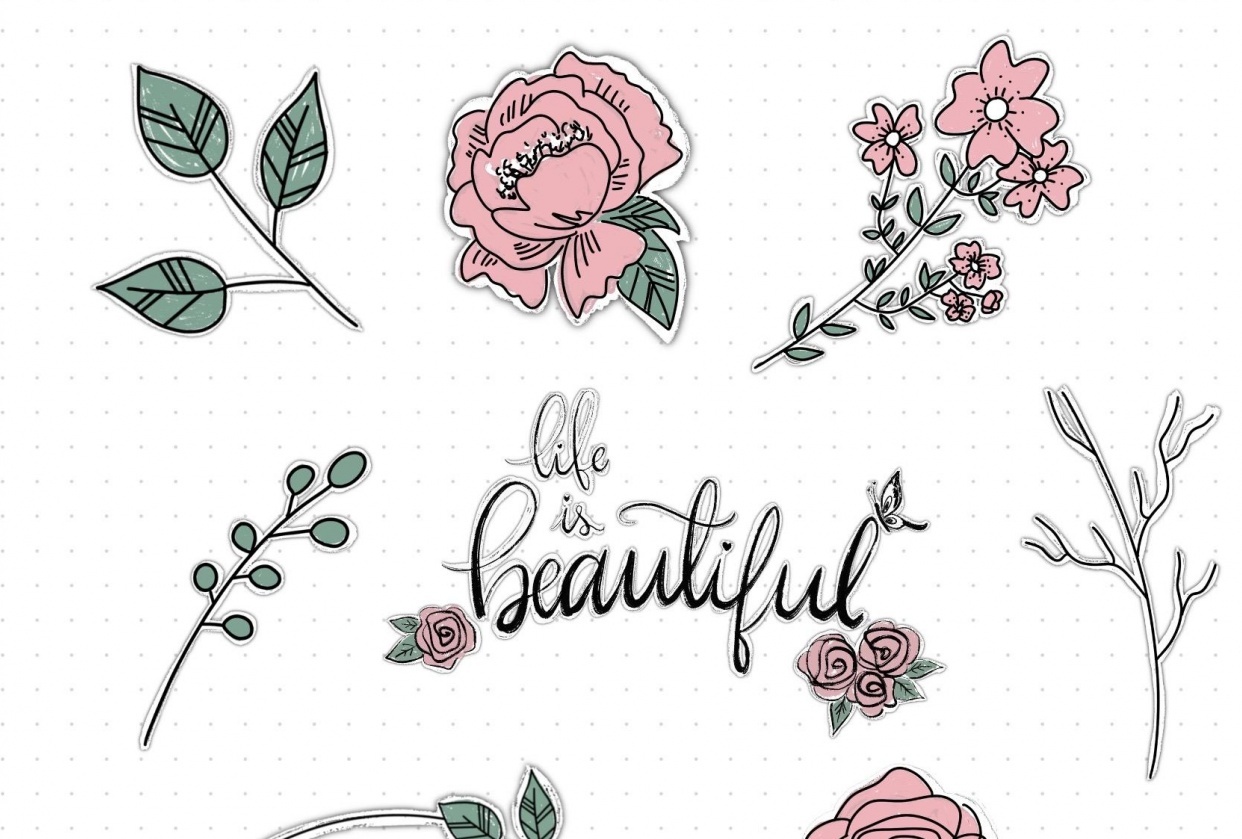 Floral Doodles - student project