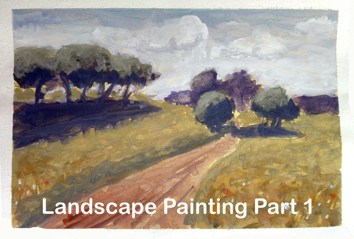Landscape Painting Fundamentals Course Part 1 - student project