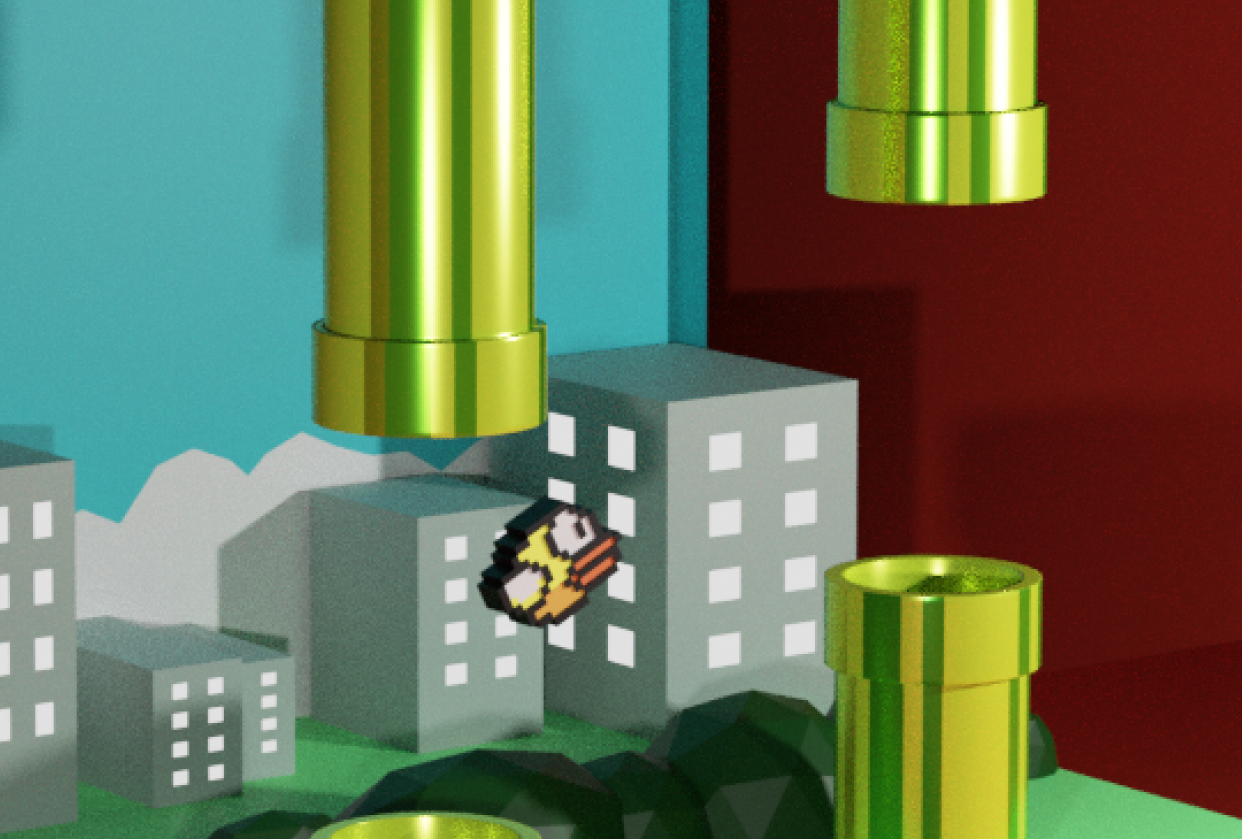 Flappy Bird. - student project