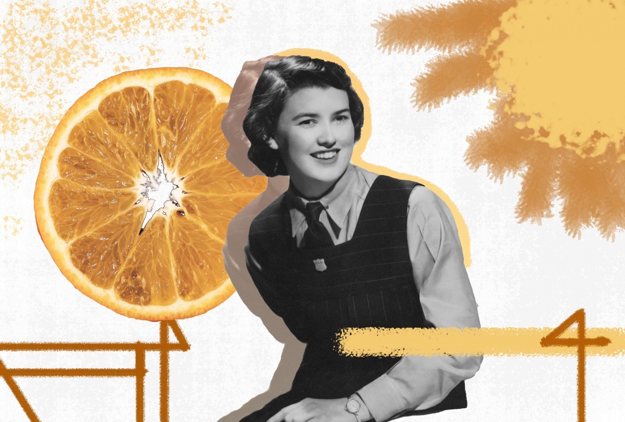 Orange Clock - student project
