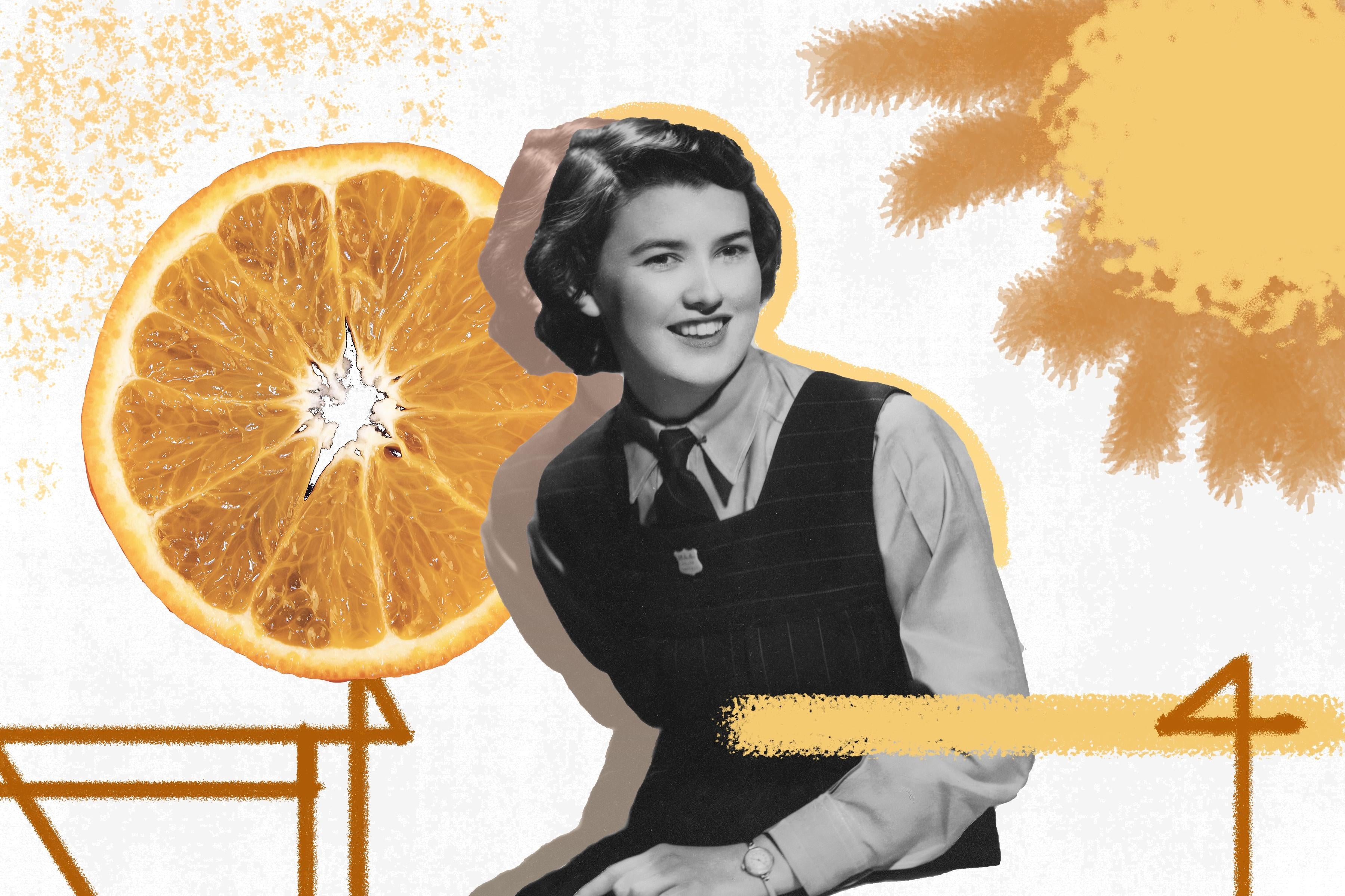 Orange Clock - student project