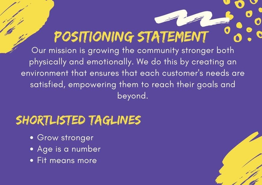 Positioning Statement - student project