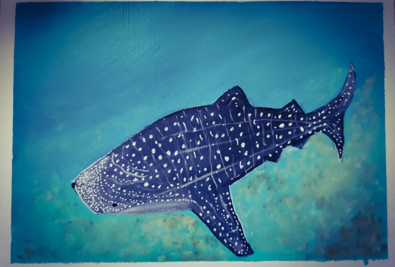 UnderWater Life Painting (Acrylic Medium)
