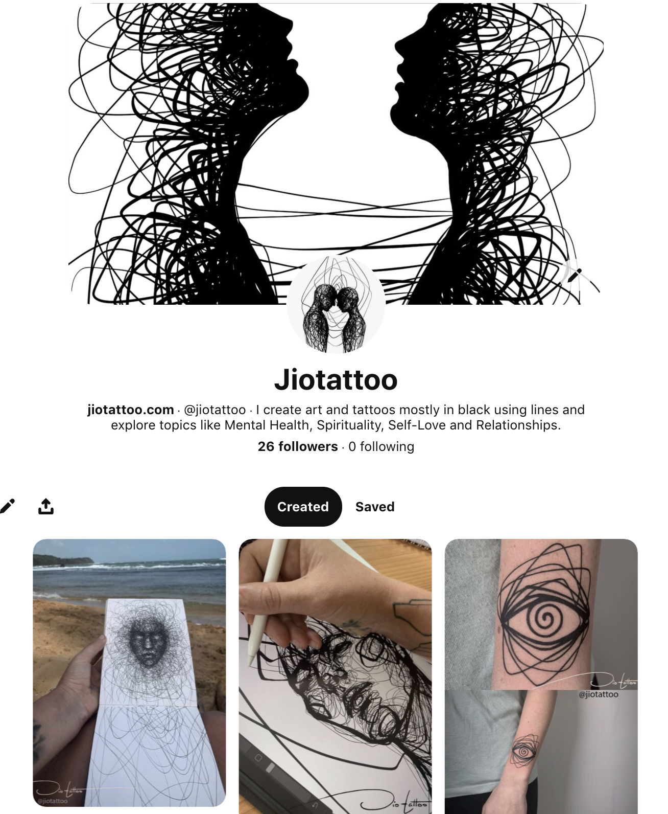 First uploads to Pinterest! - student project