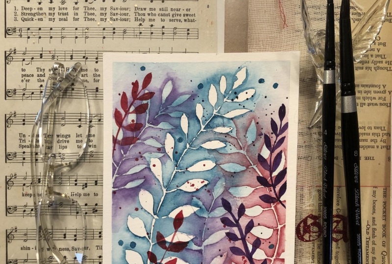 Negative Watercolors with Femvisionary