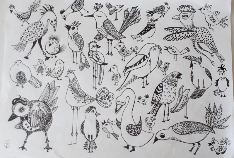 Birds with lots of Personalities..4 sets