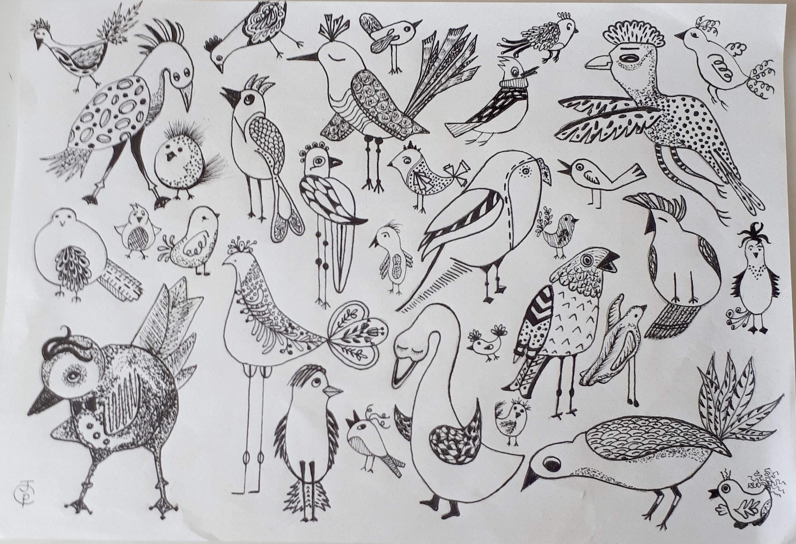 Birds with lots of Personalities..4 sets