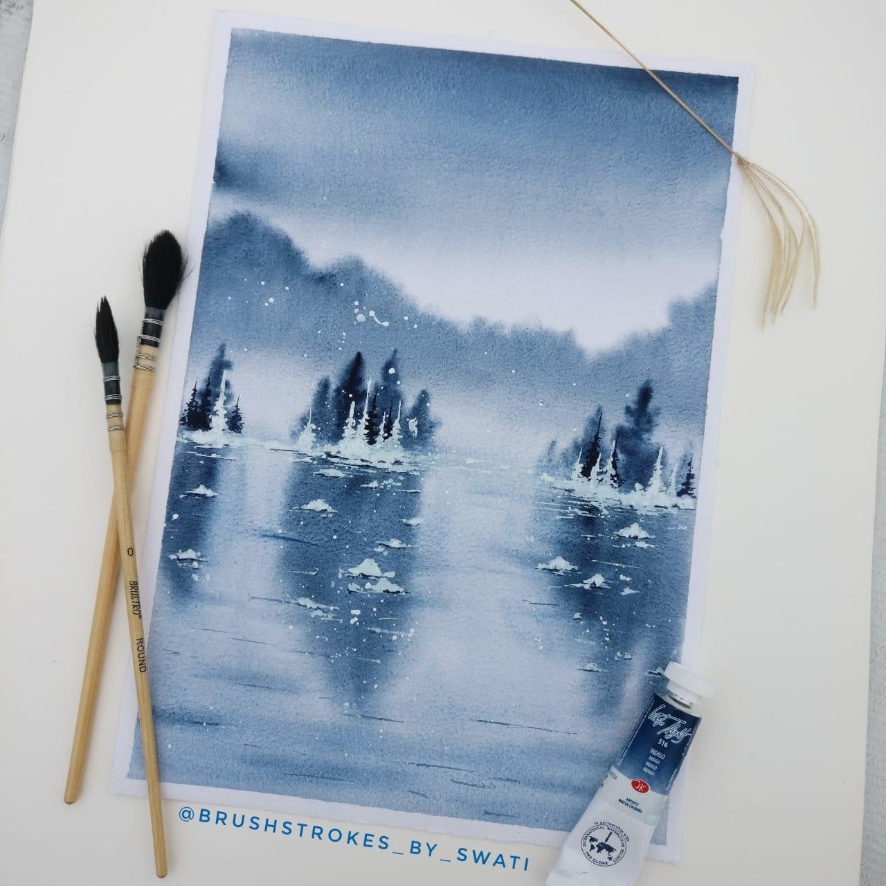 Lake and Reflections - student project