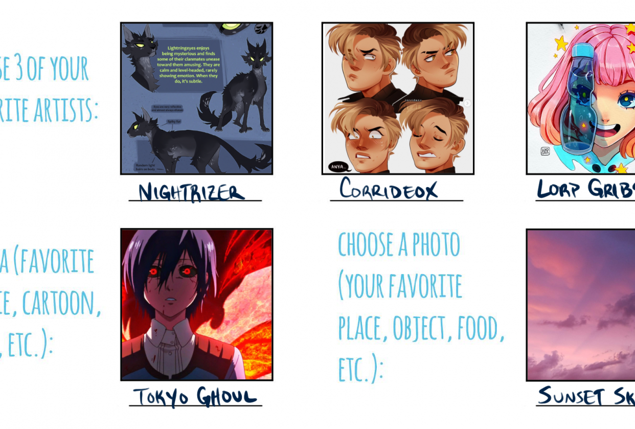Moodboard and Art Results - student project