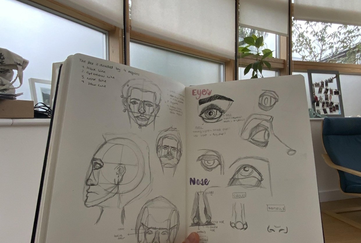 Learning portraits - student project