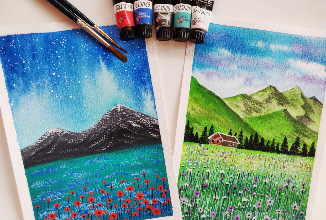 Mesmerizing meadows - student project