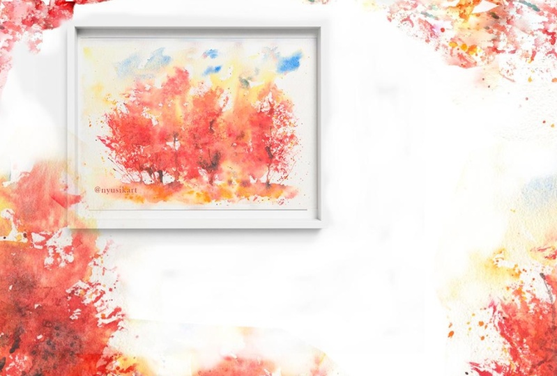 Expressive Fall in Watercolors