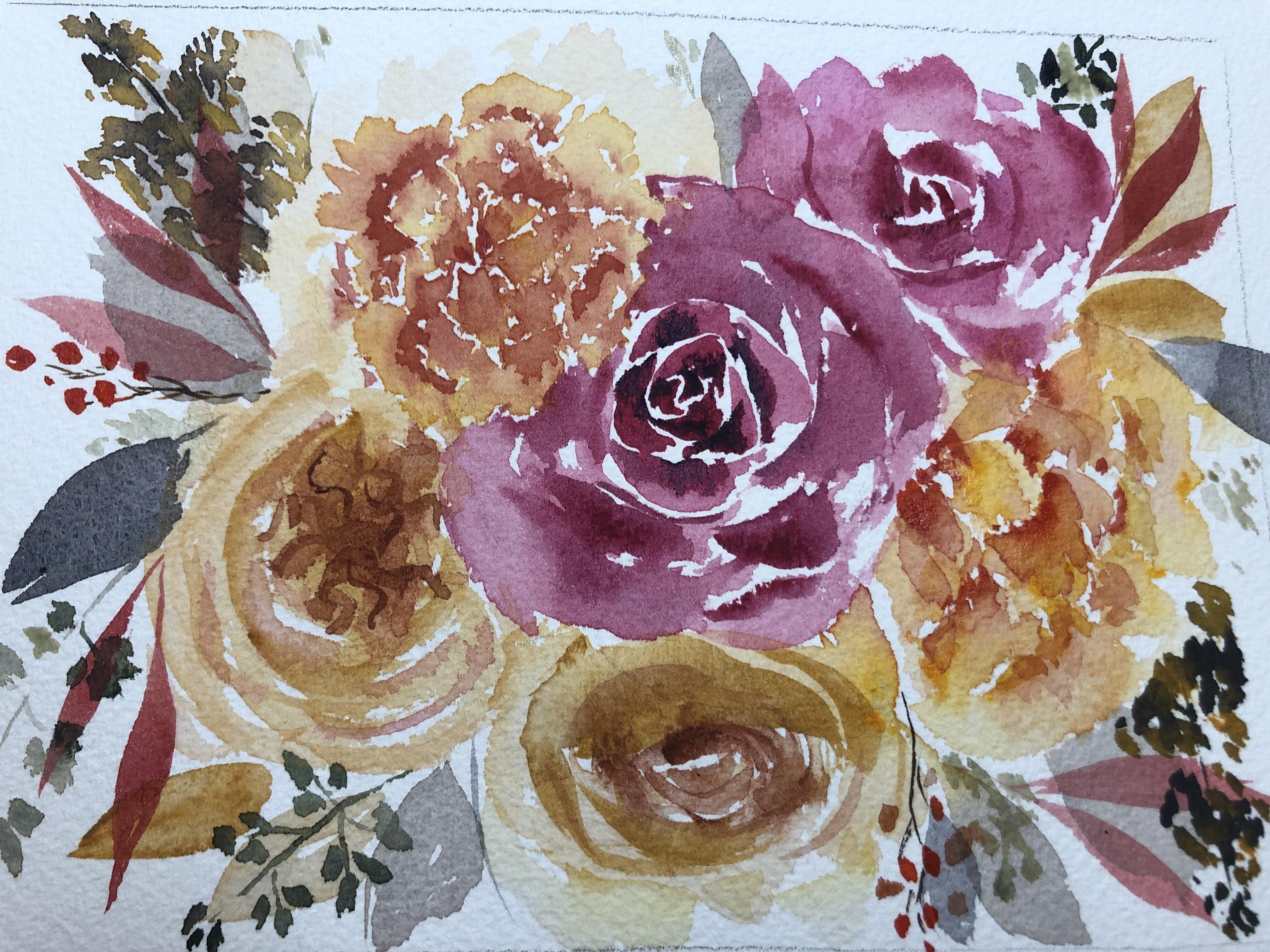 autumn bouquet - student project