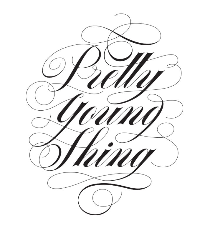 Script Letter Drawing