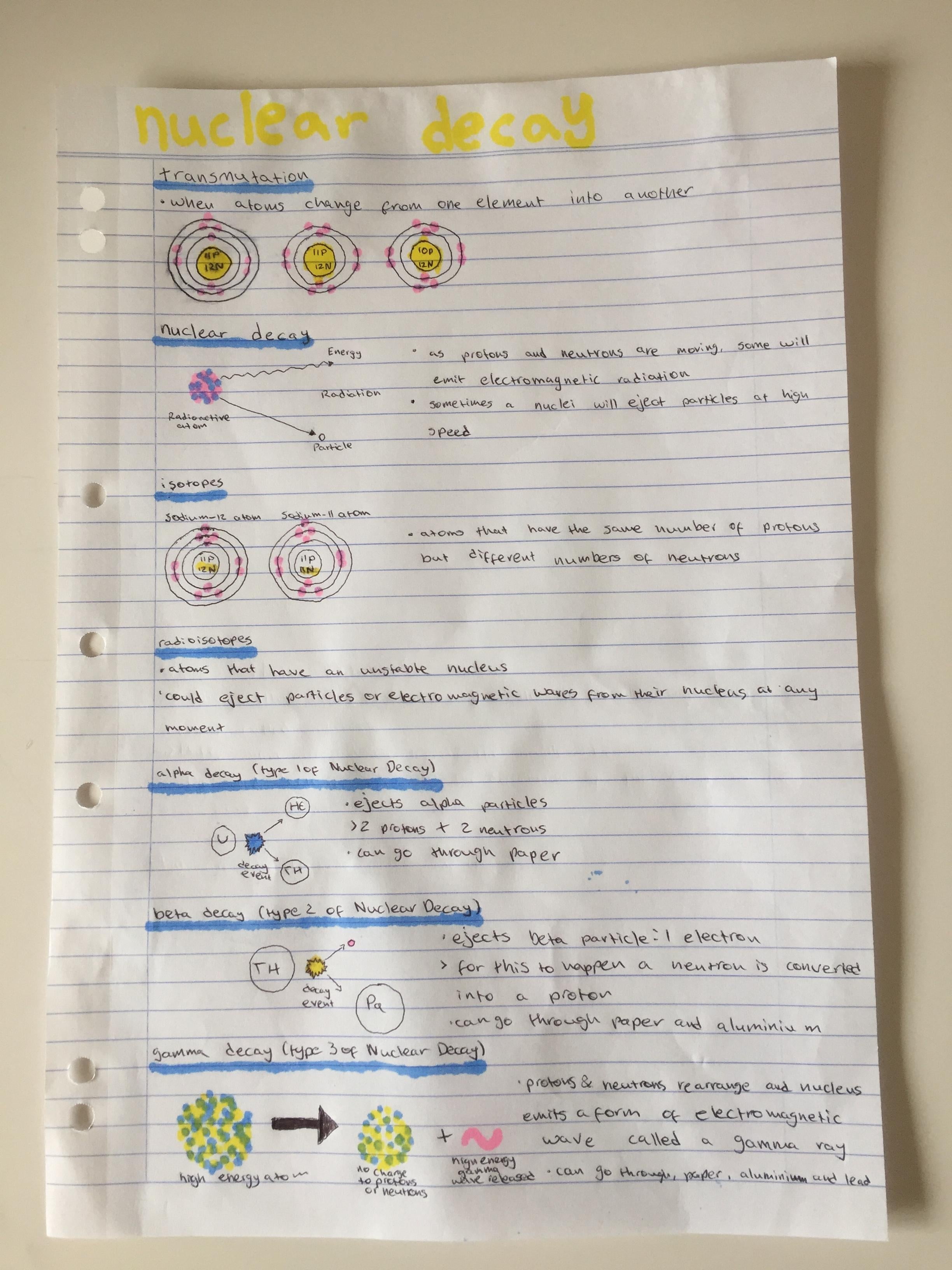 My Class Notes - student project