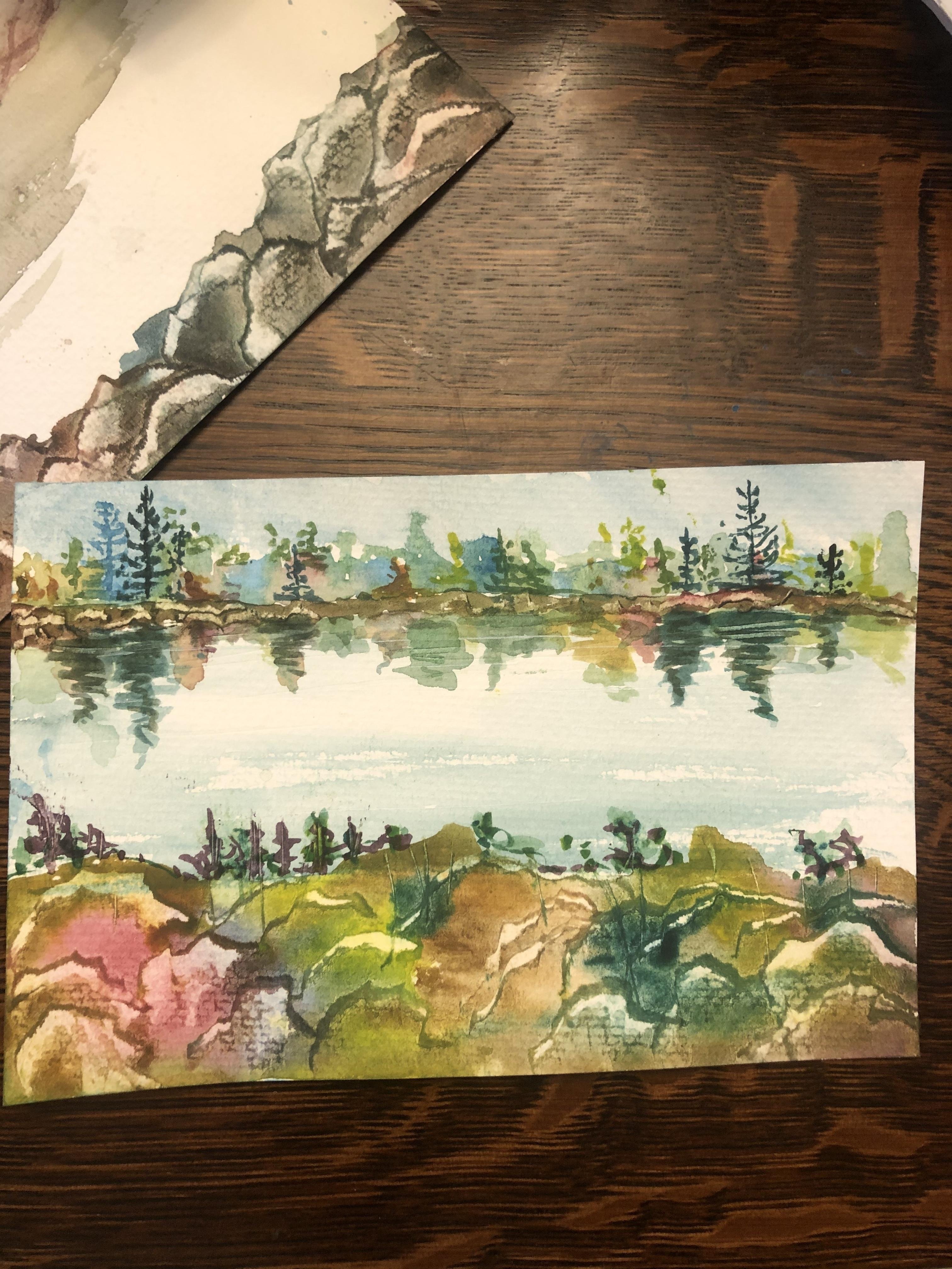 Water reflections - student project
