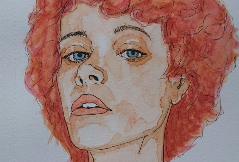 Watercolor portrait